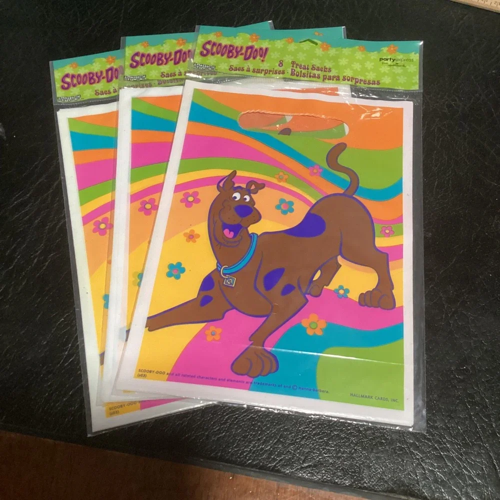Scooby-Doo Hallmark Party Express Treat Sacks 3 Packs of 8 (24) New 2003 Vintage